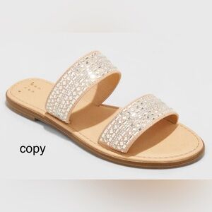 🔥2/$20🔥Target sandals with embellished straps